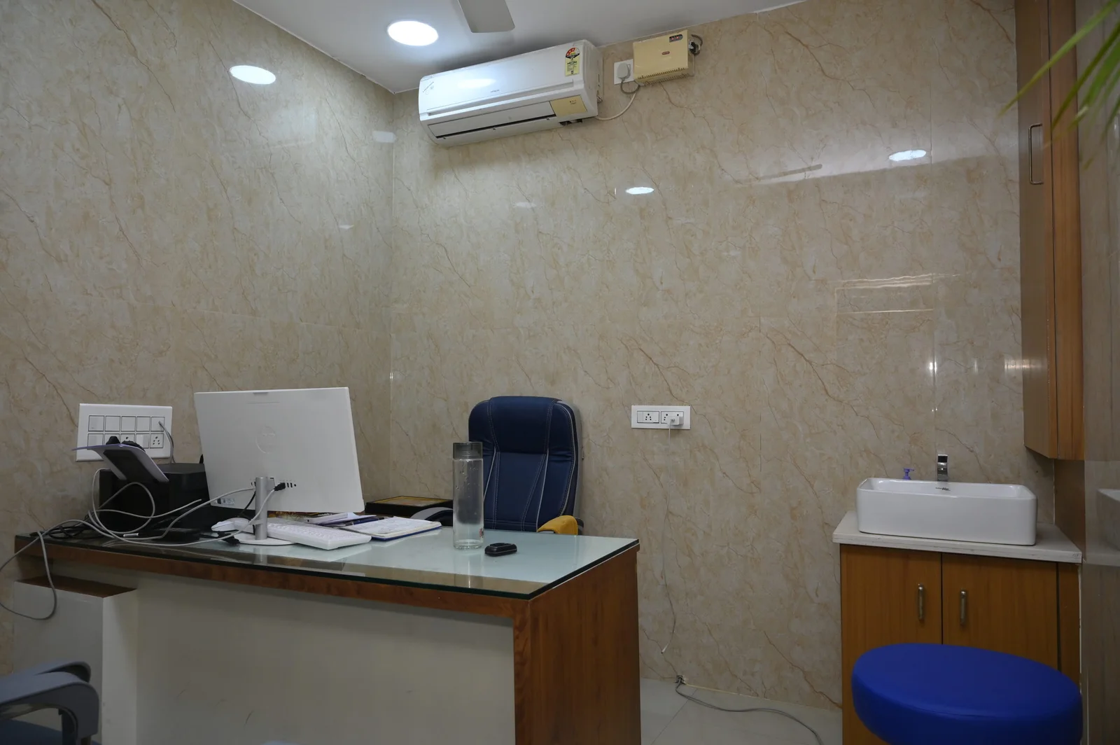 Doctor consulting patient
